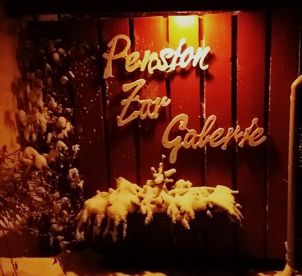 Hotel Garni & Oma'S Heuhotel 'Pension Zur Galerie' Barby Exterior photo